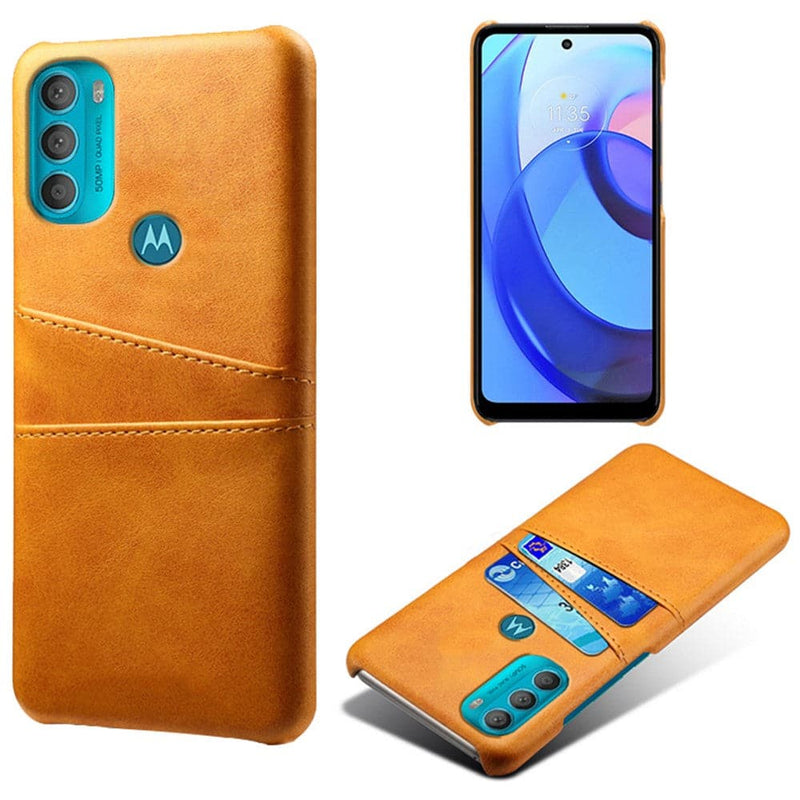 Se Motorola G71 5G - KSQ læder Hardcover med kortholdere - Orange ✔ Kæmpe udvalg i  Capida ✔ Hurtig levering: 1 - 2 Hverdage samt billig fragt - Varenummer: CPD-V33101806776B og barcode / Ean: 101806776B på lager - Udsalg på Mobil tilbehør Spar op til 67% - Over 400 kendte brands på udsalg