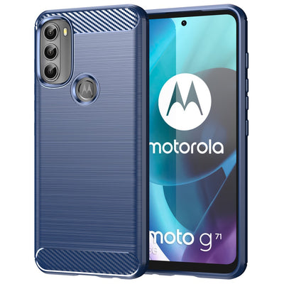 Se Motorola G71 5G - Ultratyndt gummi cover - Børstet Design - Blå ✔ Kæmpe udvalg i  Capida ✔ Hurtig levering: 1 - 2 Hverdage samt billig fragt - Varenummer: CPD-V33101806808D og barcode / Ean: 101806808D på lager - Udsalg på Mobil tilbehør Spar op til 58% - Over 412 kendte brands på udsalg