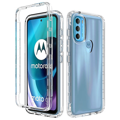 Se Motorola G71 5G - Gradient Hybrid cover - Transparent ✔ Kæmpe udvalg i  Capida ✔ Hurtig levering: 1 - 2 Hverdage samt billig fragt - Varenummer: CPD-V33101807124A og barcode / Ean: 101807124A på lager - Udsalg på Mobil tilbehør Spar op til 52% - Over 412 kendte brands på udsalg