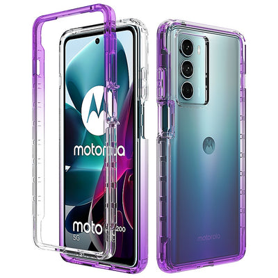 Se Motorola G200 5G - Gradient Hybrid cover - Lilla ✔ Kæmpe udvalg i  Capida ✔ Hurtig levering: 1 - 2 Hverdage samt billig fragt - Varenummer: CPD-V33101807125E og barcode / Ean: 101807125E på lager - Udsalg på Mobil tilbehør Spar op til 61% - Over 412 kendte brands på udsalg