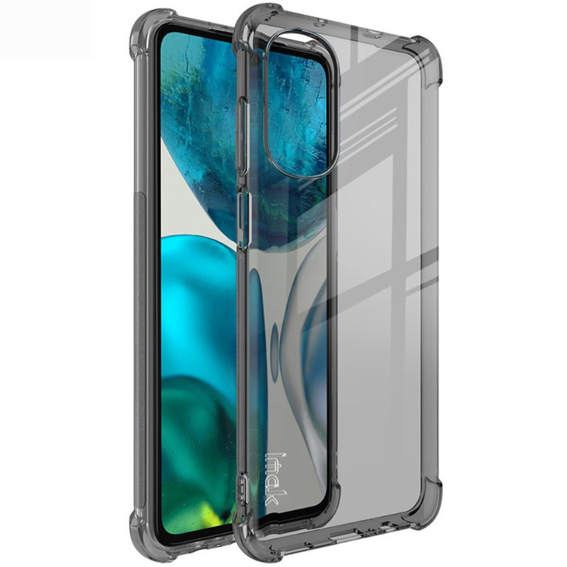 Se Motorola Moto G52 4G/G82 5G - IMAK Airbag Gummi cover - Transparent/sort ✔ Kæmpe udvalg i  Capida ✔ Hurtig levering: 1 - 2 Hverdage samt billig fragt - Varenummer: CPD-V33101808068A og barcode / Ean: 101808068A på lager - Udsalg på Mobil tilbehør Spar op til 58% - Over 360 kendte mærker på udsalg