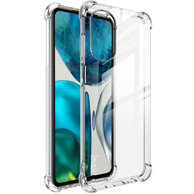 Se Motorola Moto G52 4G/G82 5G - IMAK Airbag Gummi cover - Transparent ✔ Kæmpe udvalg i  Capida ✔ Hurtig levering: 1 - 2 Hverdage samt billig fragt - Varenummer: CPD-V33101808068B og barcode / Ean: 101808068B på lager - Udsalg på Mobil tilbehør Spar op til 57% - Over 360 kendte mærker på udsalg