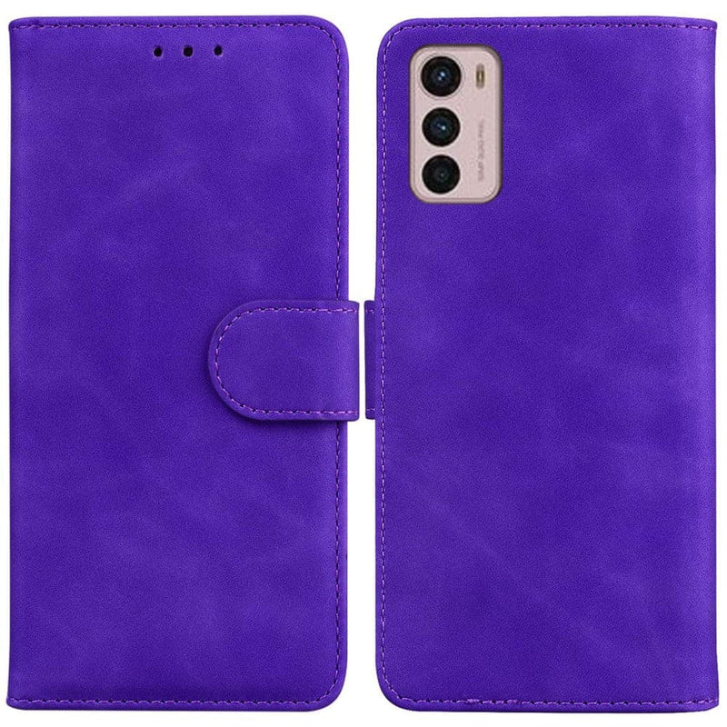 Se Motorola Moto G42 4G - Læder cover / pung - Lilla ✔ Kæmpe udvalg i  Capida ✔ Hurtig levering: 1 - 2 Hverdage samt billig fragt - Varenummer: CPD-V33101808137D og barcode / Ean: 101808137D på lager - Udsalg på Mobil tilbehør Spar op til 53% - Over 360 kendte mærker på udsalg