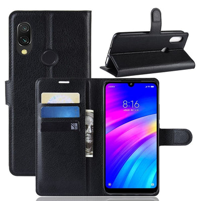 Se Xiaomi Redmi 7 - Læder cover / pung - Sort ✔ Kæmpe udvalg i  Capida ✔ Hurtig levering: 1 - 2 Hverdage samt billig fragt - Varenummer: CPD-V33101904033A og barcode / Ean: 101904033A på lager - Udsalg på Mobil tilbehør Spar op til 67% - Over 360 kendte mærker på udsalg