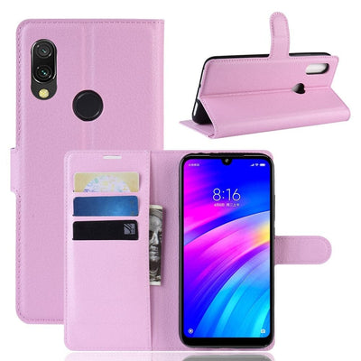 Se Xiaomi Redmi 7 - Læder cover / pung - Pink ✔ Kæmpe udvalg i  Capida ✔ Hurtig levering: 1 - 2 Hverdage samt billig fragt - Varenummer: CPD-V33101904033E og barcode / Ean: 101904033E på lager - Udsalg på Mobil tilbehør Spar op til 65% - Over 360 kendte mærker på udsalg