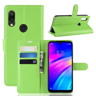 Se Xiaomi Redmi 7 - Læder cover / pung - Grøn ✔ Kæmpe udvalg i  Capida ✔ Hurtig levering: 1 - 2 Hverdage samt billig fragt - Varenummer: CPD-V33101904033F og barcode / Ean: 101904033F på lager - Udsalg på Mobil tilbehør Spar op til 64% - Over 360 kendte mærker på udsalg