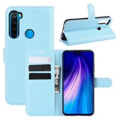 Se Xiaomi Redmi Note 8 (2021/2019) - Læder cover / pung - Lyseblå ✔ Kæmpe udvalg i  Capida ✔ Hurtig levering: 1 - 2 Hverdage samt billig fragt - Varenummer: CPD-V33101905323G og barcode / Ean: 101905323G på lager - Udsalg på Mobil tilbehør Spar op til 53% - Over 360 kendte mærker på udsalg