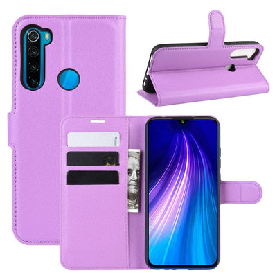 Se Xiaomi Redmi Note 8 (2021/2019) - Læder cover / pung - Lilla ✔ Kæmpe udvalg i  Capida ✔ Hurtig levering: 1 - 2 Hverdage samt billig fragt - Varenummer: CPD-V33101905323H og barcode / Ean: 101905323H på lager - Udsalg på Mobil tilbehør Spar op til 52% - Over 360 kendte mærker på udsalg