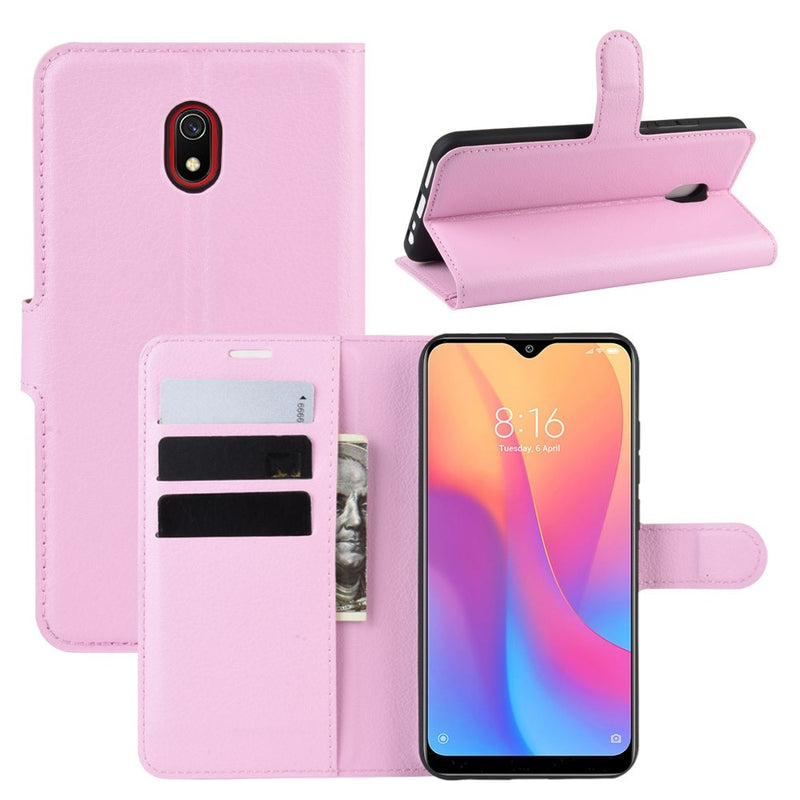 Se Xiaomi Redmi 8A - Læder cover / pung - Pink ✔ Kæmpe udvalg i  Capida ✔ Hurtig levering: 1 - 2 Hverdage samt billig fragt - Varenummer: CPD-V33101905638E og barcode / Ean: 101905638E på lager - Udsalg på Mobil tilbehør Spar op til 66% - Over 360 kendte mærker på udsalg