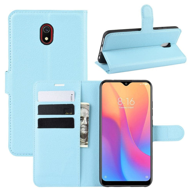 Se Xiaomi Redmi 8A - Læder cover / pung - Blå ✔ Kæmpe udvalg i  Capida ✔ Hurtig levering: 1 - 2 Hverdage samt billig fragt - Varenummer: CPD-V33101905638G og barcode / Ean: 101905638G på lager - Udsalg på Mobil tilbehør Spar op til 64% - Over 360 kendte mærker på udsalg