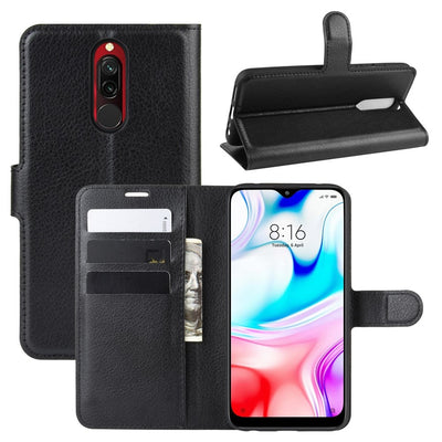 Se Xiaomi Redmi 8 - Læder cover / pung - Sort ✔ Kæmpe udvalg i  Capida ✔ Hurtig levering: 1 - 2 Hverdage samt billig fragt - Varenummer: CPD-V33101905641A og barcode / Ean: 101905641A på lager - Udsalg på Mobil tilbehør Spar op til 61% - Over 360 kendte mærker på udsalg