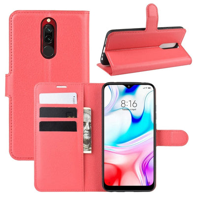 Se Xiaomi Redmi 8 - Læder cover / pung - Rød ✔ Kæmpe udvalg i  Capida ✔ Hurtig levering: 1 - 2 Hverdage samt billig fragt - Varenummer: CPD-V33101905641C og barcode / Ean: 101905641C på lager - Udsalg på Mobil tilbehør Spar op til 59% - Over 360 kendte mærker på udsalg