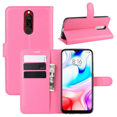 Se Xiaomi Redmi 8 - Læder cover / pung - Rosa ✔ Kæmpe udvalg i  Capida ✔ Hurtig levering: 1 - 2 Hverdage samt billig fragt - Varenummer: CPD-V33101905641D og barcode / Ean: 101905641D på lager - Udsalg på Mobil tilbehør Spar op til 58% - Over 360 kendte mærker på udsalg