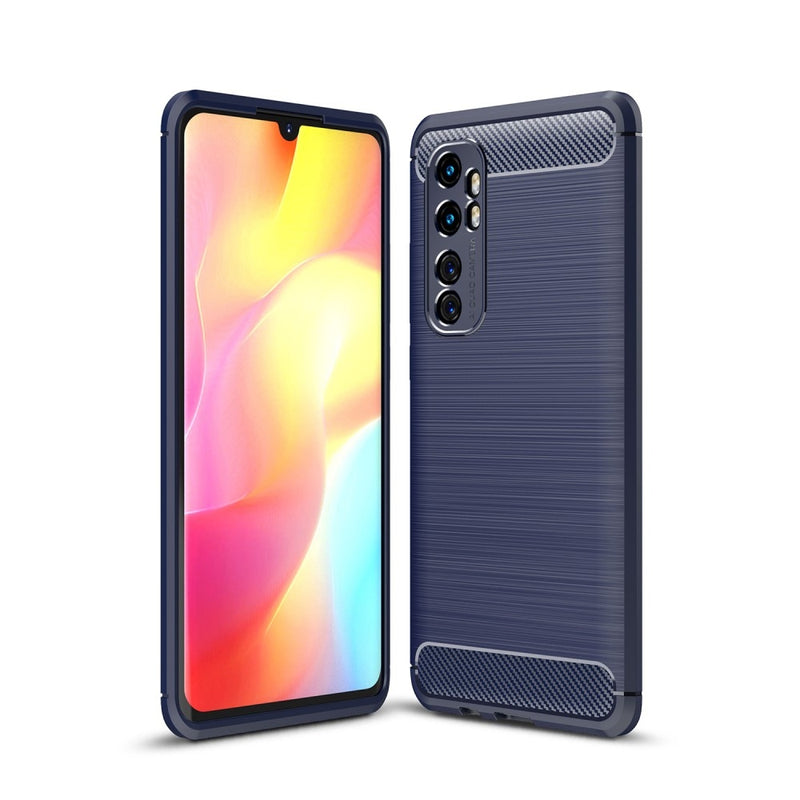 Se Xiaomi Mi Note 10 Lite - Gummi cover i Børstet Design - Blå ❤ Stort online udvalg i Capida ❤ Hurtig levering: 1 - 2 Hverdage samt billig fragt - Varenummer: CPD-V33101907157B og barcode / Ean: på lager - Udsalg på Mobil tilbehør Spar op til 67% - Over 312 kendte brands på udsalg