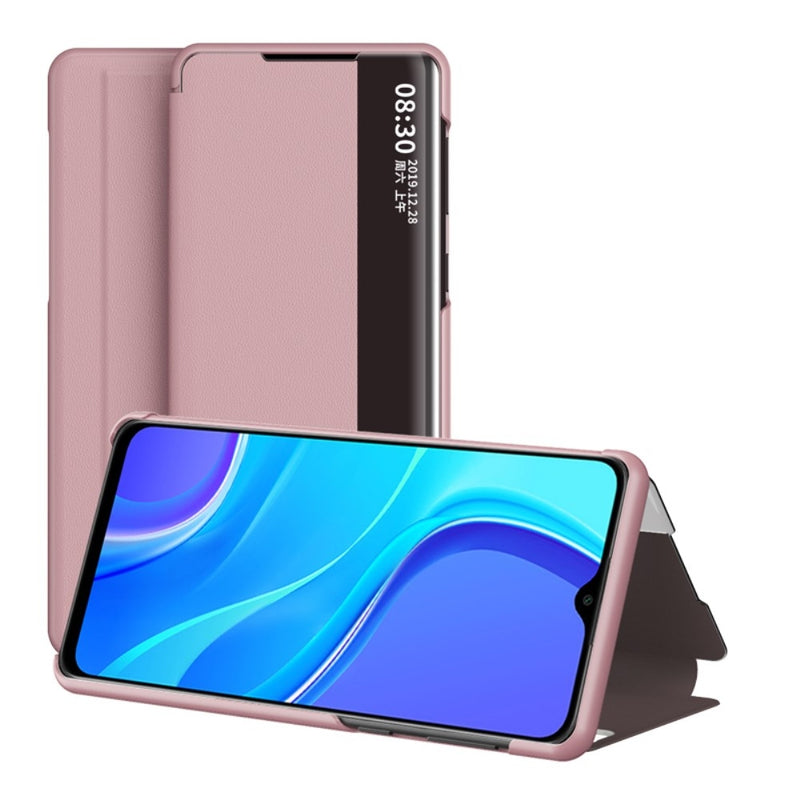 Se Xiaomi Redmi 9 - View Window læder cover - Rosa guld ❤ Kæmpe udvalg i Capida ❤ Hurtig levering: 1 - 2 Hverdage samt billig fragt - Varenummer: CPD-V33101907697C og barcode / Ean: 101907697C på lager - Udsalg på Mobil tilbehør Spar op til 63% - Over 857 kendte brands på udsalg