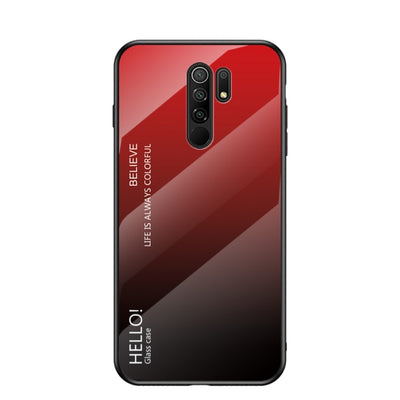 Se Xiaomi Redmi 9 - GRADIENT Hybrid cover med bagside af hærdet glas - Rød/sort ❤ Kæmpe udvalg i Capida ❤ Hurtig levering: 1 - 2 Hverdage samt billig fragt - Varenummer: CPD-V33101907744B og barcode / Ean: 101907744B på lager - Udsalg på Mobil tilbehør Spar op til 59% - Over 434 design brands på udsalg