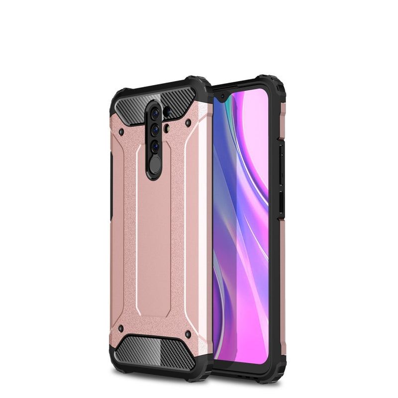 Se Xiaomi Redmi 9 - Armor Guard Hybrid cover - Rosa guld ❤ Kæmpe udvalg i Capida ❤ Hurtig levering: 1 - 2 Hverdage samt billig fragt - Varenummer: CPD-V33101907750D og barcode / Ean: 101907750D på lager - Udsalg på Mobil tilbehør Spar op til 67% - Over 312 kendte brands på udsalg