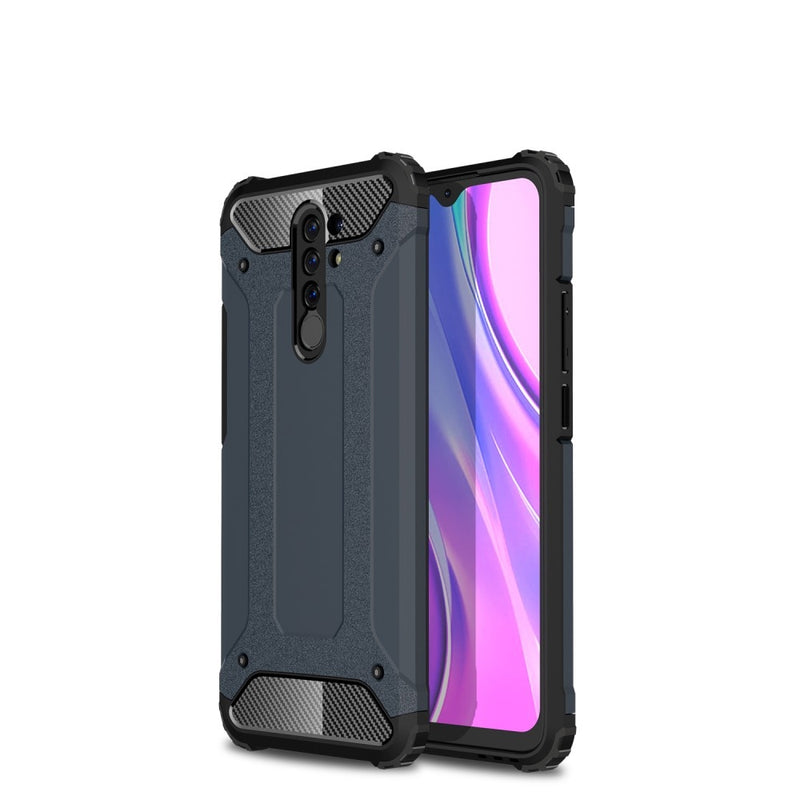 Se Xiaomi Redmi 9 - Armor Guard Hybrid cover - Mørkeblå ❤ Kæmpe udvalg i Capida ❤ Hurtig levering: 1 - 2 Hverdage samt billig fragt - Varenummer: CPD-V33101907750G og barcode / Ean: 101907750G på lager - Udsalg på Mobil tilbehør Spar op til 66% - Over 434 design brands på udsalg