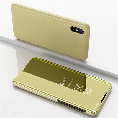 Se Xiaomi Redmi 9A - View Window Mirror cover - Guld ❤ Kæmpe udvalg i Capida ❤ Hurtig levering: 1 - 2 Hverdage samt billig fragt - Varenummer: CPD-V33101907778F og barcode / Ean: 101907778F på lager - Udsalg på Mobil tilbehør Spar op til 64% - Over 454 design brands på udsalg