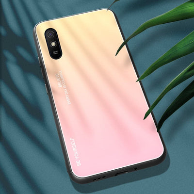 Se Xiaomi Redmi 9A - GRADIENT Hybrid cover m/bagside af Hærdet glas - Gul/pink ❤ Kæmpe udvalg i Capida ❤ Hurtig levering: 1 - 2 Hverdage samt billig fragt - Varenummer: CPD-V33101907951A og barcode / Ean: 101907951A på lager - Udsalg på Mobil tilbehør Spar op til 66% - Over 360 kendte mærker på udsalg