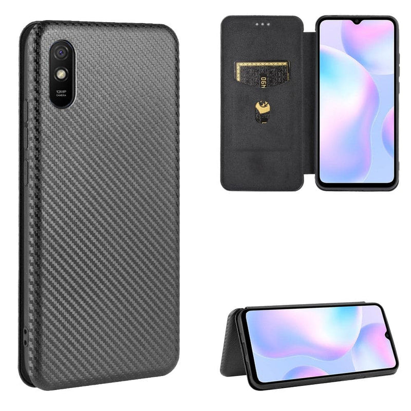 Se Xiaomi Redmi 9A - Flip cover m/kortholder - Børstet Design - Sort ❤ Kæmpe udvalg i Capida ❤ Hurtig levering: 1 - 2 Hverdage samt billig fragt - Varenummer: CPD-V33101908021A og barcode / Ean: 101908021A på lager - Udsalg på Mobil tilbehør Spar op til 64% - Over 360 kendte mærker på udsalg