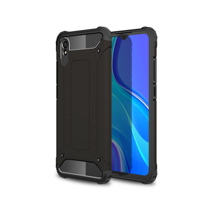 Se Xiaomi Redmi 9A - Armor Guard Hybrid cover - Sort ❤ Kæmpe udvalg i Capida ❤ Hurtig levering: 1 - 2 Hverdage samt billig fragt - Varenummer: CPD-V33101908037A og barcode / Ean: 101908037A på lager - Udsalg på Mobil tilbehør Spar op til 55% - Over 454 kendte brands på udsalg