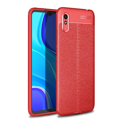 Se Xiaomi Redmi 9A - Gummi cover i Læder Design - Rød ❤ Kæmpe udvalg i Capida ❤ Hurtig levering: 1 - 2 Hverdage samt billig fragt - Varenummer: CPD-V33101908038B og barcode / Ean: 101908038B på lager - Udsalg på Mobil tilbehør Spar op til 61% - Over 360 kendte mærker på udsalg