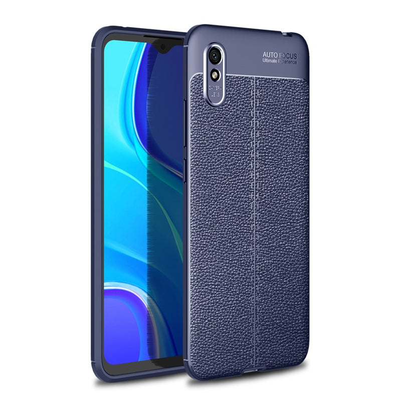 Se Xiaomi Redmi 9A - Gummi cover i Læder Design - Blå ❤ Kæmpe udvalg i Capida ❤ Hurtig levering: 1 - 2 Hverdage samt billig fragt - Varenummer: CPD-V33101908038C og barcode / Ean: 101908038C på lager - Udsalg på Mobil tilbehør Spar op til 57% - Over 360 kendte mærker på udsalg