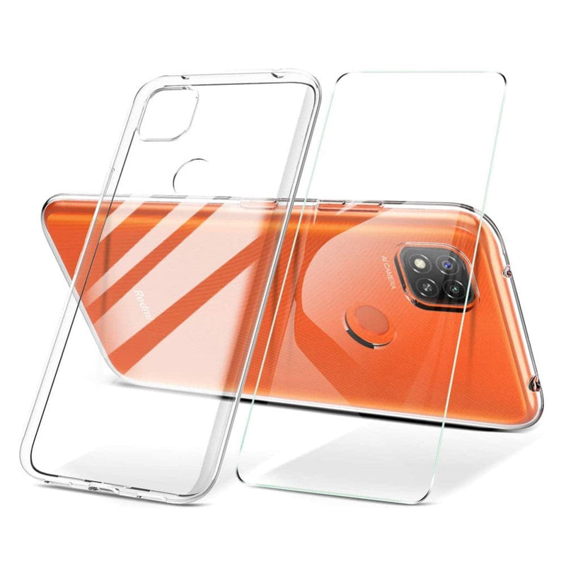 Se Xiaomi Redmi 9C - Gummi cover inkl. Hærdet beskyttelsesglas - Transparent ❤ Kæmpe udvalg i Capida ❤ Hurtig levering: 1 - 2 Hverdage samt billig fragt - Varenummer: CPD-V33101908448A og barcode / Ean: 101908448A på lager - Udsalg på Mobil tilbehør Spar op til 67% - Over 454 design brands på udsalg