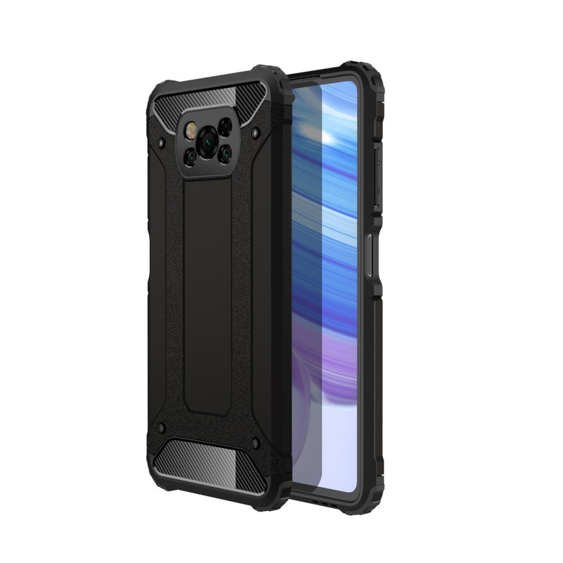 Se Xiaomi Poco X3 NFC - Armor Guard Hybrid cover - Sort ❤ Kæmpe udvalg i Capida ❤ Hurtig levering: 1 - 2 Hverdage samt billig fragt - Varenummer: CPD-V33101908463A og barcode / Ean: 101908463A på lager - Udsalg på Mobil tilbehør Spar op til 64% - Over 454 kendte mærker på udsalg