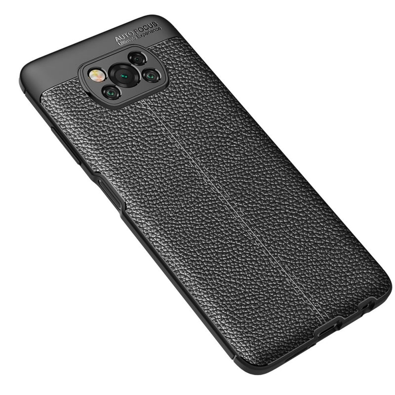 Se Xiaomi Poco X3 NFC - Gummi cover i Læder Design - Sort ❤ Kæmpe udvalg i Capida ❤ Hurtig levering: 1 - 2 Hverdage samt billig fragt - Varenummer: CPD-V33101908465A og barcode / Ean: 101908465A på lager - Udsalg på Mobil tilbehør Spar op til 66% - Over 454 design brands på udsalg