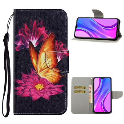 Se Xiaomi Redmi 9C - Læder cover / pung - Printet Design - Lotus & sommerfugl ❤ Kæmpe udvalg i Capida ❤ Hurtig levering: 1 - 2 Hverdage samt billig fragt - Varenummer: CPD-V33101908516H og barcode / Ean: 101908516H på lager - Udsalg på Mobil tilbehør Spar op til 59% - Over 412 kendte brands på udsalg