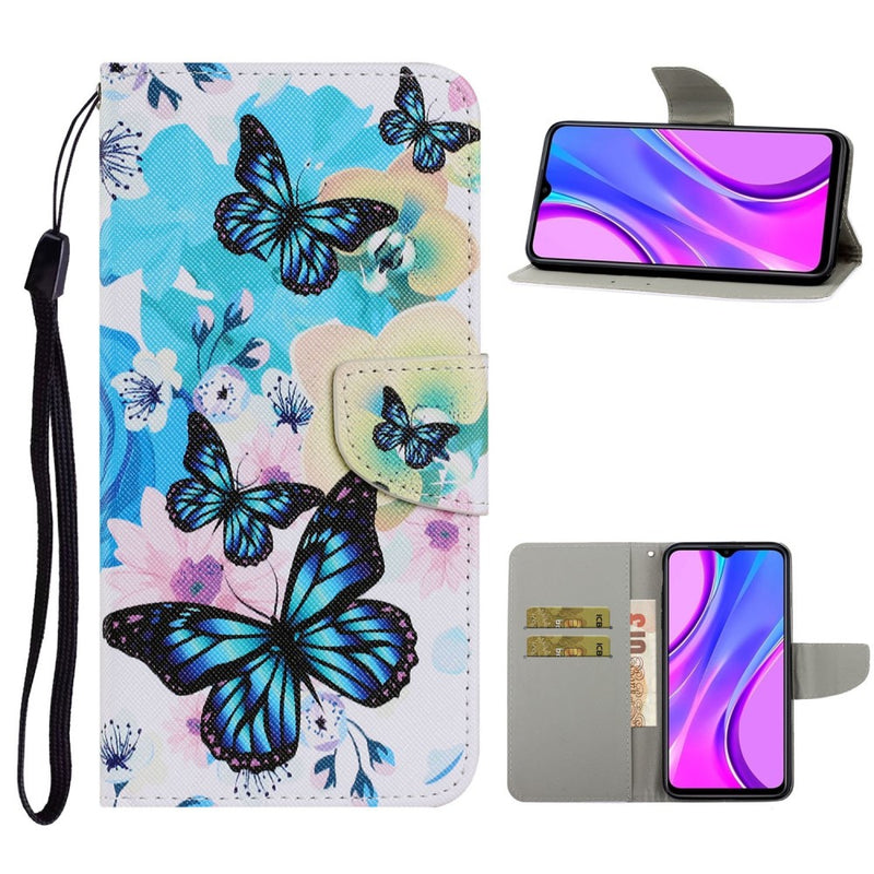 Se Xiaomi Redmi 9C - Læder cover / pung - Printet Design - Blå sommerfugl ❤ Kæmpe udvalg i Capida ❤ Hurtig levering: 1 - 2 Hverdage samt billig fragt - Varenummer: CPD-V33101908516O og barcode / Ean: 101908516O på lager - Udsalg på Mobil tilbehør Spar op til 59% - Over 454 kendte brands på udsalg