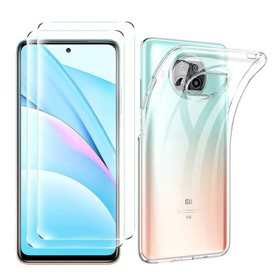 Se Xiaomi Mi 10T Lite 5G - Gummi cover inkl. Hærdet beskyttelsesglas - Transparent ❤ Kæmpe udvalg i Capida ❤ Hurtig levering: 1 - 2 Hverdage samt billig fragt - Varenummer: CPD-V33101908593A og barcode / Ean: 101908593A på lager - Udsalg på Mobil tilbehør Spar op til 65% - Over 434 design brands på udsalg