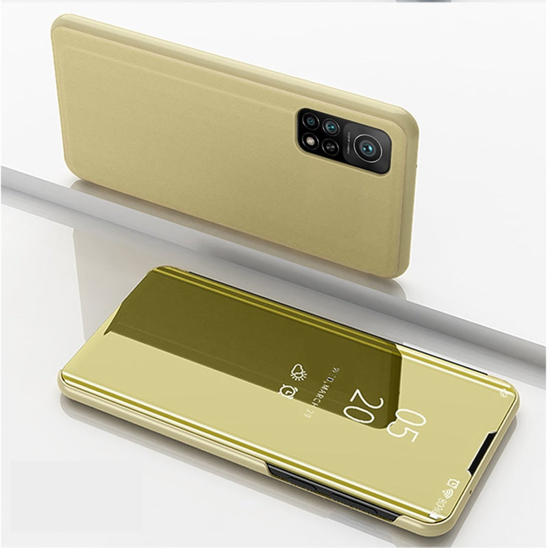 Se Xiaomi Mi 10T / Mi 10T Pro 5G - View Window Mirror cover - Guld ❤ Kæmpe udvalg i Capida ❤ Hurtig levering: 1 - 2 Hverdage samt billig fragt - Varenummer: CPD-V33101908656D og barcode / Ean: 101908656D på lager - Udsalg på Mobil tilbehør Spar op til 51% - Over 360 kendte mærker på udsalg