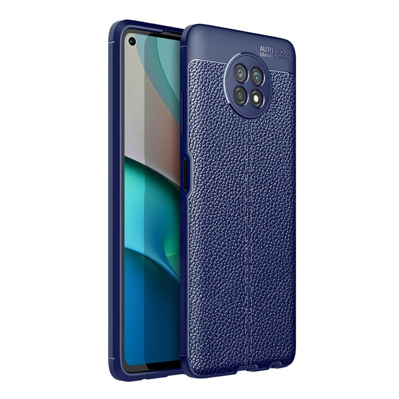 Se Xiaomi Redmi Note 9 5G / Note 9T 5G - Gummi cover - Læder Design - Blå ❤ Kæmpe udvalg i Capida ❤ Hurtig levering: 1 - 2 Hverdage samt billig fragt - Varenummer: CPD-V33101909126C og barcode / Ean: 101909126C på lager - Udsalg på Mobil tilbehør Spar op til 61% - Over 434 design brands på udsalg