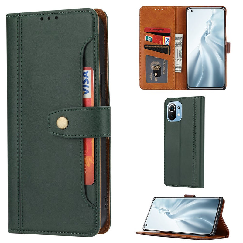 Se Xiaomi Mi 11 - Classic læder cover / pung - med udvendig lomme - Grøn ❤ Kæmpe udvalg i Capida ❤ Hurtig levering: 1 - 2 Hverdage samt billig fragt - Varenummer: CPD-V33101909576C og barcode / Ean: 101909576C på lager - Udsalg på Mobil tilbehør Spar op til 57% - Over 350 kendte brands på udsalg