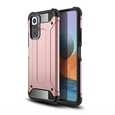 Se Xiaomi Redmi Note 10 Pro - Armor Guard Hybrid cover - Rosa guld ❤ Kæmpe udvalg i Capida ❤ Hurtig levering: 1 - 2 Hverdage samt billig fragt - Varenummer: CPD-V33101909736D og barcode / Ean: 101909736D på lager - Udsalg på Mobil tilbehør Spar op til 52% - Over 434 design brands på udsalg