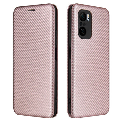 Se Xiaomi Redmi Mi11i / Poco F3 / K40 - Flip cover med kortholder - Børstet design - Rosa guld ❤ Kæmpe udvalg i Capida ❤ Hurtig levering: 1 - 2 Hverdage samt billig fragt - Varenummer: CPD-V33101909800E og barcode / Ean: 101909800E på lager - Udsalg på Mobil tilbehør Spar op til 64% - Over 360 kendte mærker på udsalg