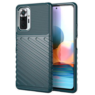 Se Xiaomi Redmi Note 10 Pro/Note 10 Pro Max - Thunder Series gummi cover - Grøn ❤ Kæmpe udvalg i Capida ❤ Hurtig levering: 1 - 2 Hverdage samt billig fragt - Varenummer: CPD-V33101909884C og barcode / Ean: 101909884C på lager - Udsalg på Mobil tilbehør Spar op til 51% - Over 434 design brands på udsalg