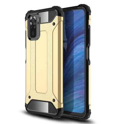 Se Xiaomi Redmi Note 10 4G/Note 10S - Armor Guard Hybrid cover - Guld ❤ Kæmpe udvalg i Capida ❤ Hurtig levering: 1 - 2 Hverdage samt billig fragt - Varenummer: CPD-V33101909948F og barcode / Ean: 101909948F på lager - Udsalg på Mobil tilbehør Spar op til 52% - Over 434 design brands på udsalg