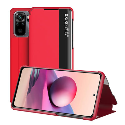 Se Xiaomi Redmi Note 10 4G/Note 10S - View Window flip cover - Rød ❤ Stort online udvalg i Capida ❤ Hurtig levering: 1 - 2 Hverdage samt billig fragt - Varenummer: CPD-V33101910005C og barcode / Ean: på lager - Udsalg på Mobil tilbehør Spar op til 57% - Over 785 kendte brands på udsalg