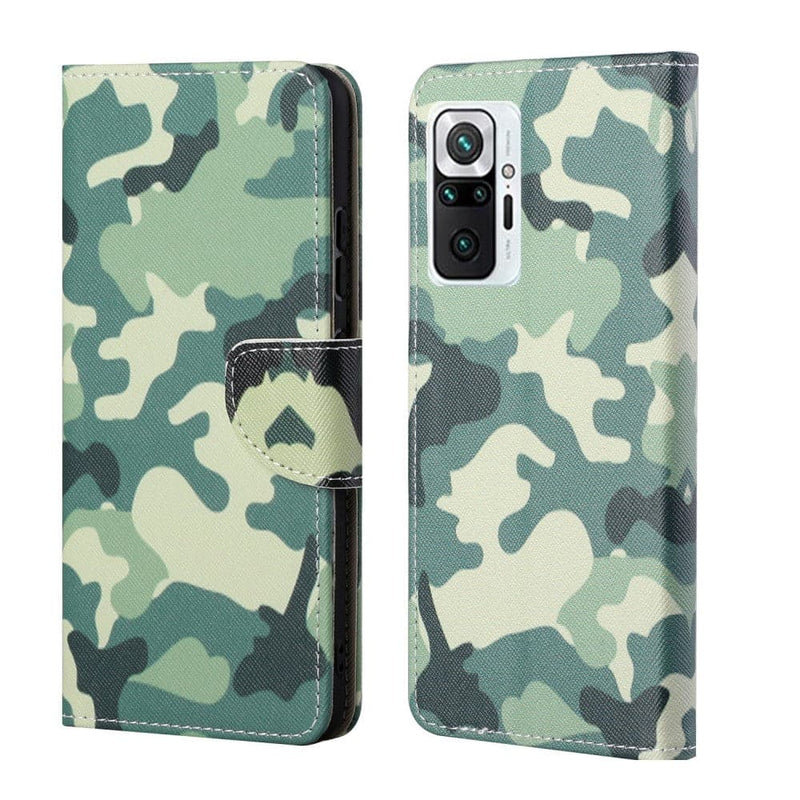 Se Xiaomi Redmi Note 10 Pro / Note 10 Pro Max - Læder cover / pung - Mønstret design - Kamouflage ❤ Kæmpe udvalg i Capida ❤ Hurtig levering: 1 - 2 Hverdage samt billig fragt - Varenummer: CPD-V33101910027B og barcode / Ean: 101910027B på lager - Udsalg på Mobil tilbehør Spar op til 58% - Over 322 kendte brands på udsalg