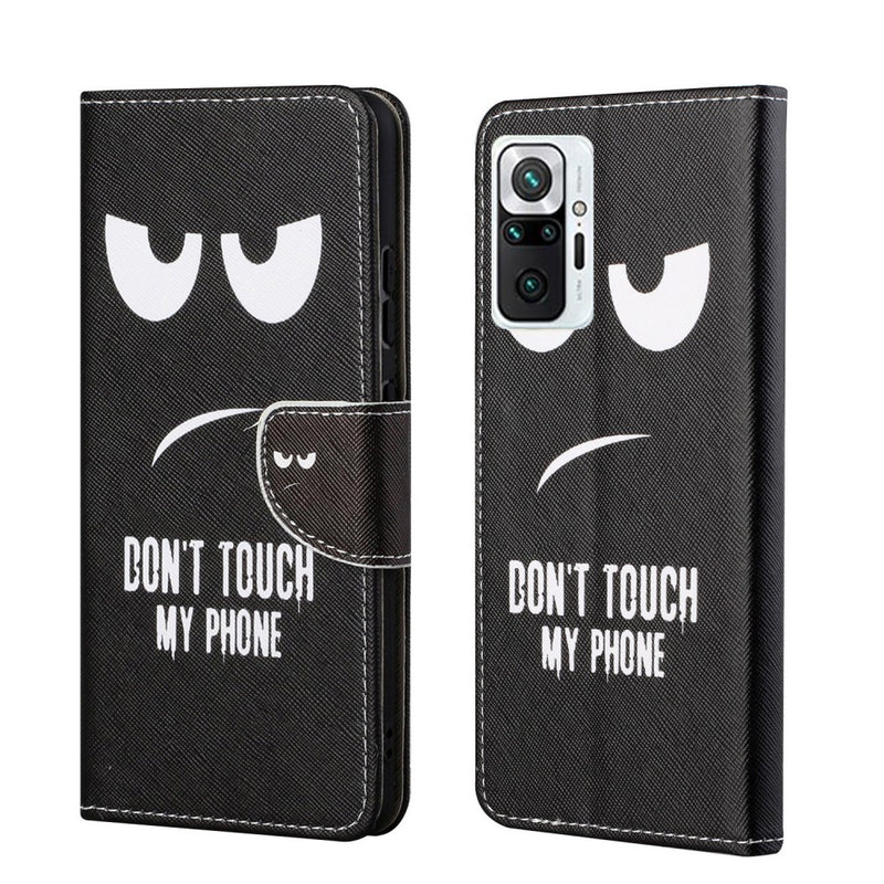 Se Xiaomi Redmi Note 10 Pro / Note 10 Pro Max - Læder cover / pung - Mønstret design - Don´t Touch My Phone ❤ Kæmpe udvalg i Capida ❤ Hurtig levering: 1 - 2 Hverdage samt billig fragt - Varenummer: CPD-V33101910027C og barcode / Ean: 101910027C på lager - Udsalg på Mobil tilbehør Spar op til 62% - Over 785 kendte brands på udsalg