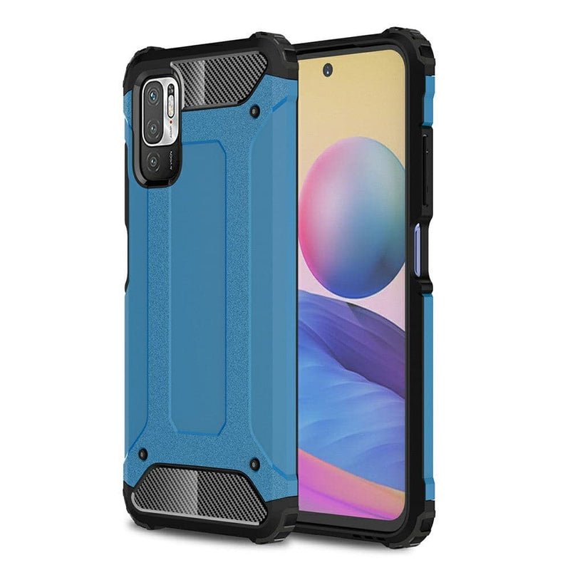 Se Xiaomi Redmi Note 10 5G - Armor Guard Hybrid cover - Blå ❤ Kæmpe udvalg i Capida ❤ Hurtig levering: 1 - 2 Hverdage samt billig fragt - Varenummer: CPD-V33101910049E og barcode / Ean: 101910049E på lager - Udsalg på Mobil tilbehør Spar op til 64% - Over 454 kendte mærker på udsalg