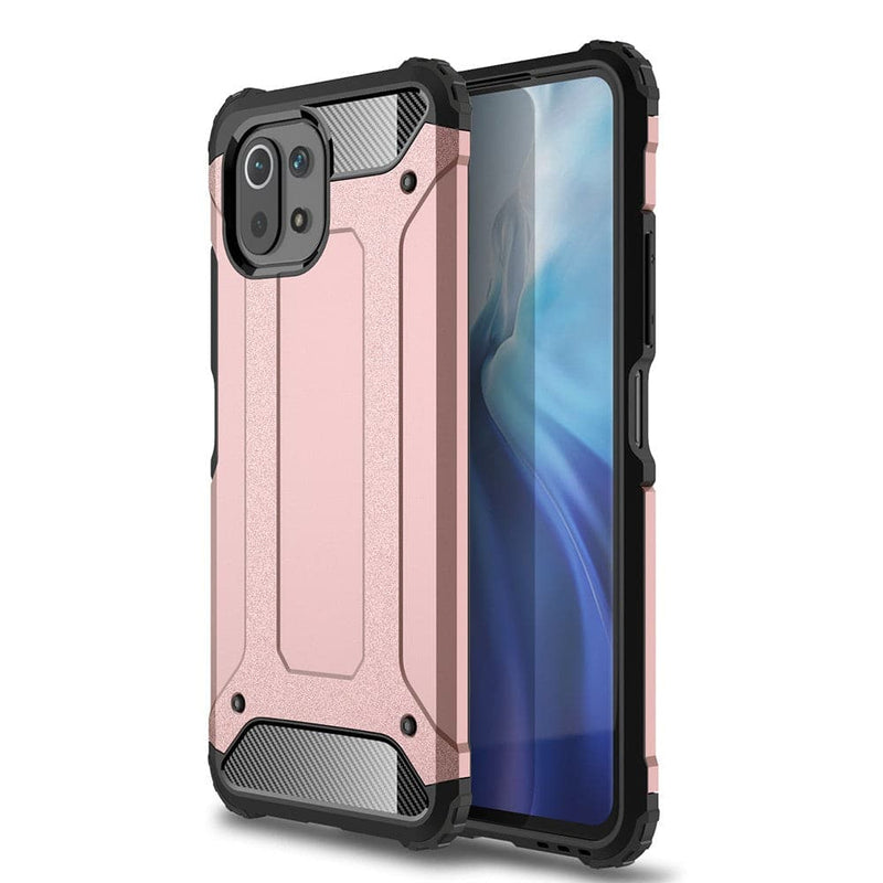 Se Xiaomi Mi 11 Lite - Armor Guard Hybrid cover - Rosa guld ❤ Kæmpe udvalg i Capida ❤ Hurtig levering: 1 - 2 Hverdage samt billig fragt - Varenummer: CPD-V33101910053F og barcode / Ean: 101910053F på lager - Udsalg på Mobil tilbehør Spar op til 64% - Over 434 design mærker på udsalg