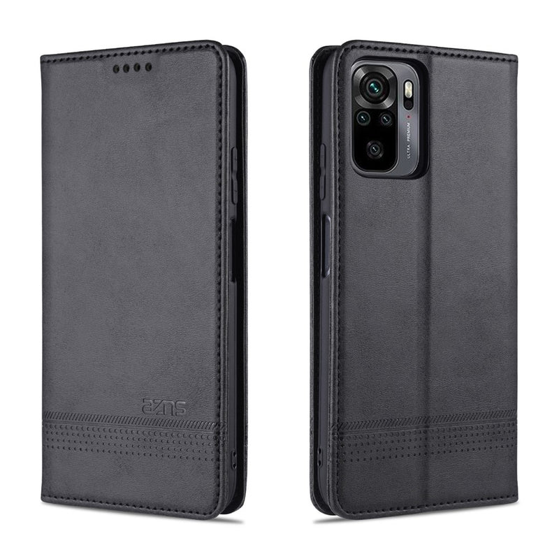 Se Xiaomi Redmi Note 10 4G/Note 10S - AZNS flip læder cover / pung - Sort ❤ Kæmpe udvalg i Capida ❤ Hurtig levering: 1 - 2 Hverdage samt billig fragt - Varenummer: CPD-V33101910081C og barcode / Ean: 101910081C på lager - Udsalg på Mobil tilbehør Spar op til 63% - Over 454 kendte brands på udsalg