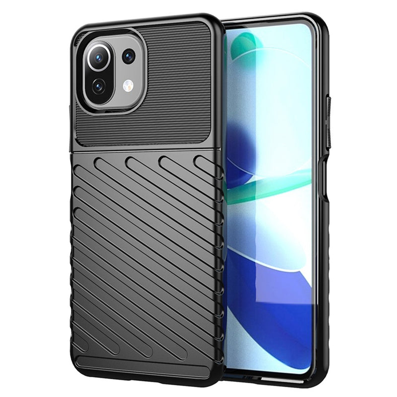 Se Xiaomi Mi 11 Lite - Thunder Series gummi cover - Sort ❤ Kæmpe udvalg i Capida ❤ Hurtig levering: 1 - 2 Hverdage samt billig fragt - Varenummer: CPD-V33101910210A og barcode / Ean: 101910210A på lager - Udsalg på Mobil tilbehør Spar op til 54% - Over 434 design mærker på udsalg