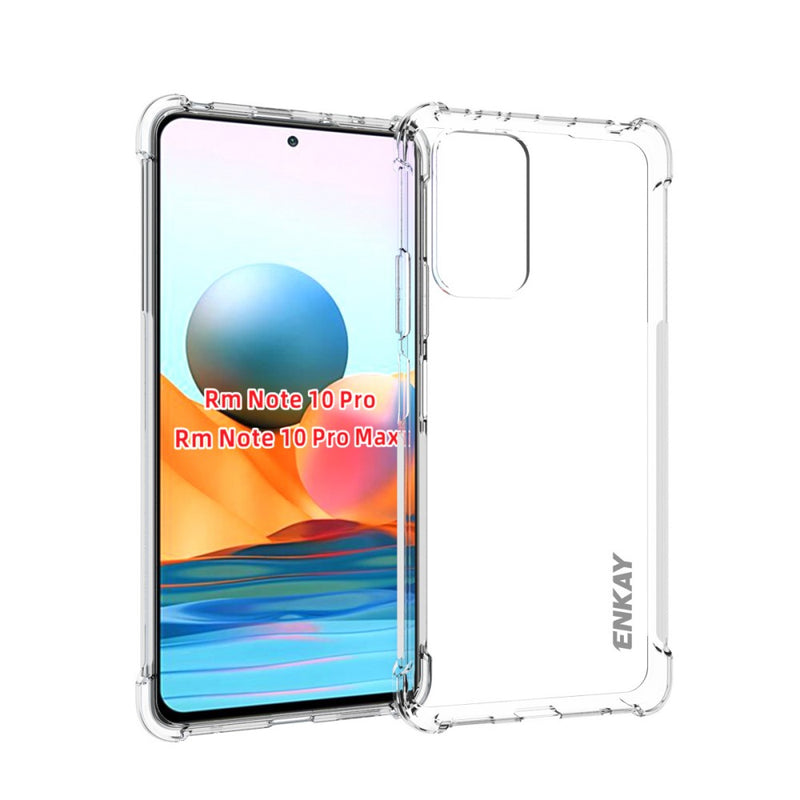 Se Xiaomi Redmi Note 10 Pro Max/Redmi Note 10 Pro - ENKAY gummi cover - Transparent ❤ Stort online udvalg i Capida ❤ Hurtig levering: 1 - 2 Hverdage samt billig fragt - Varenummer: CPD-V33101910683A og barcode / Ean: på lager - Udsalg på Mobil tilbehør Spar op til 59% - Over 324 kendte brands på udsalg