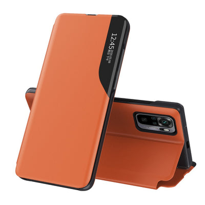 Se Xiaomi Redmi Note 10 Pro Max - Læder View Window cover - Orange ❤ Stort online udvalg i Capida ❤ Hurtig levering: 1 - 2 Hverdage samt billig fragt - Varenummer: CPD-V33101910858D og barcode / Ean: på lager - Udsalg på Mobil tilbehør Spar op til 51% - Over 324 kendte brands på udsalg